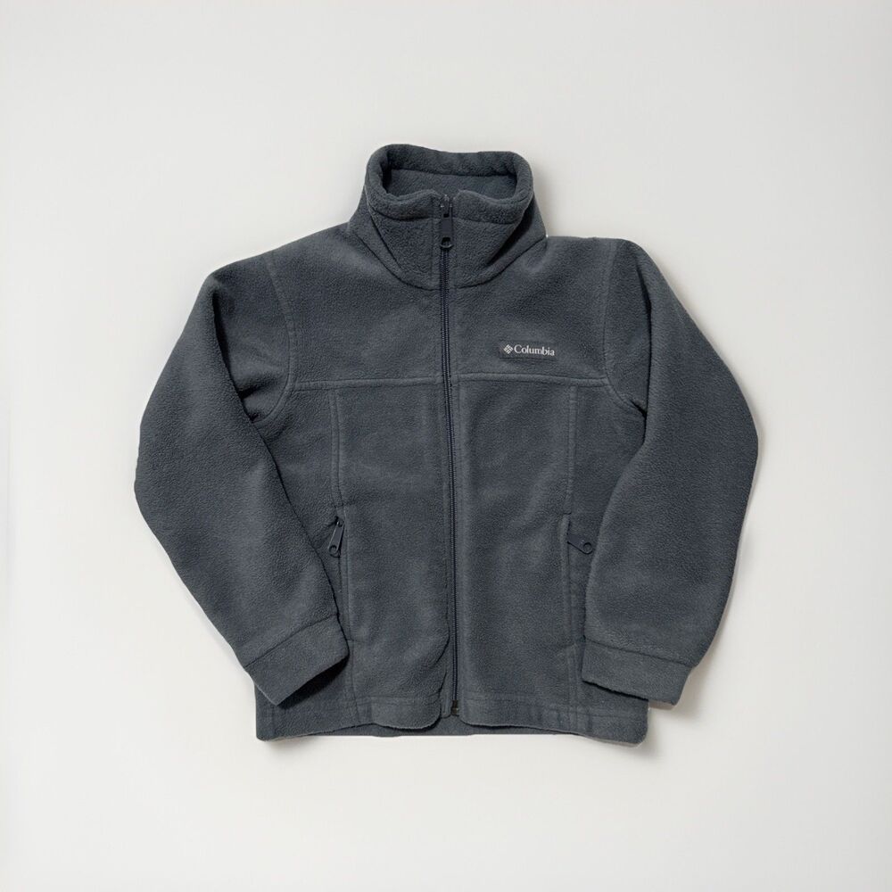 Columbia Fleece Jacket Kids Size XXS 4-5, Dark Gray